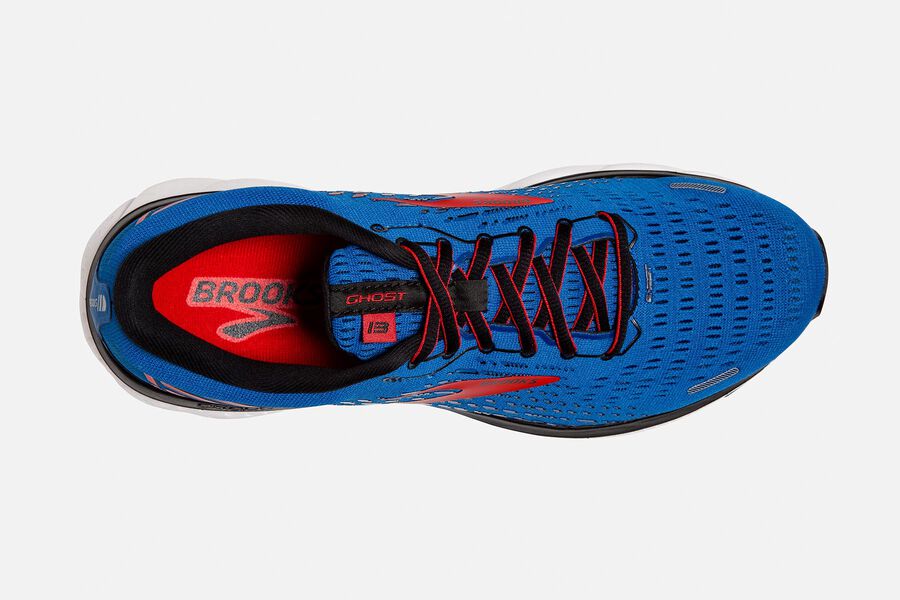 Brooks Ghost 13 Road Loopschoenen Heren - Blauw/Rood/Wit - 241908NAU